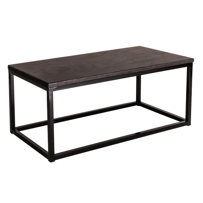 GENERICO - MESA DE CENTRO 80 X 40 TIENDAKALLFU RECTANGULAR BLACK