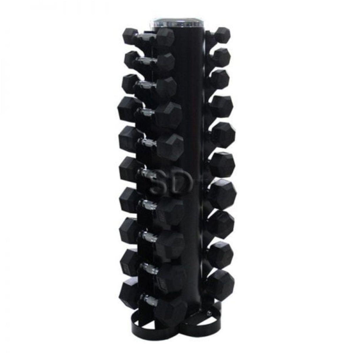 SDFIT - Rack tipo barril para mancuernas hexagonales y otras B350KG