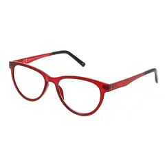 INVU - Lentes de lectura B6208 CR Transp Red +1,00 Gafas