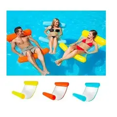GENERICO - Flotador Cama Silla Hamaca Inflable Piscina 112cm color variado