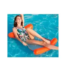 GENERICO - Flotador Cama Silla Hamaca Inflable Piscina 112cm