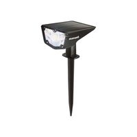 Foco Estaca Led Solar Jardin Impermeable Luz Calida