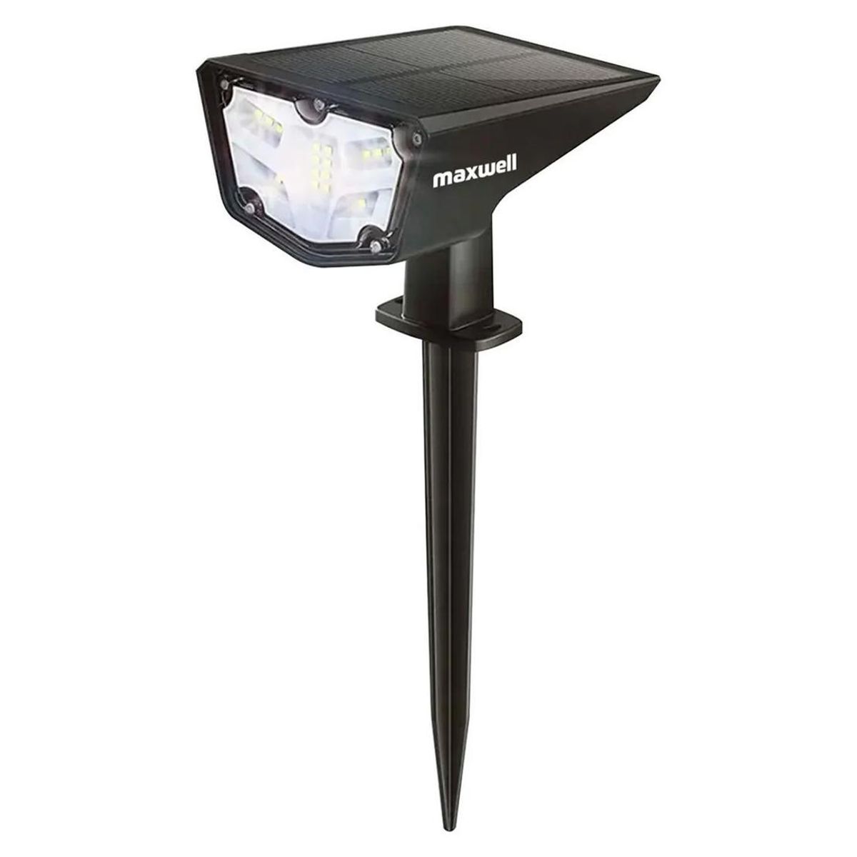MAXWELL - Foco Estaca Led Solar Jardin Maxwell Impermeable Luz Calida
