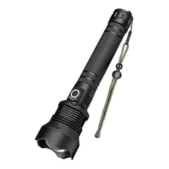 MAXWELL - Linterna Led Recargable Zoom Alcance +700m