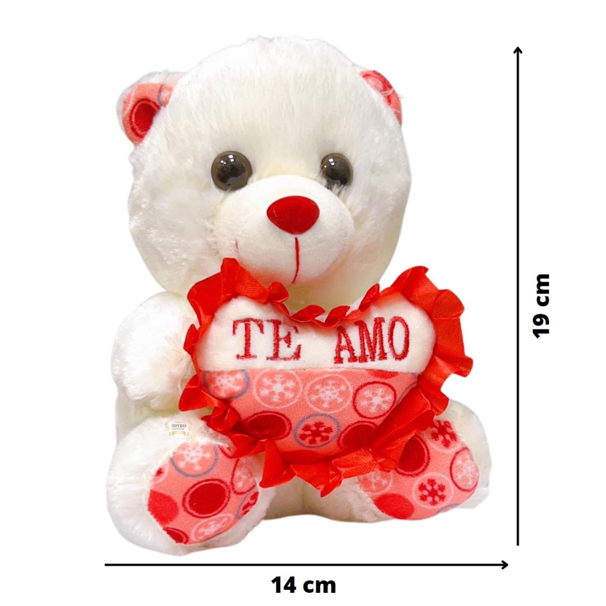 GENERICO - Caja Rosas Con Peluche Pétalos De Jabón Regalo