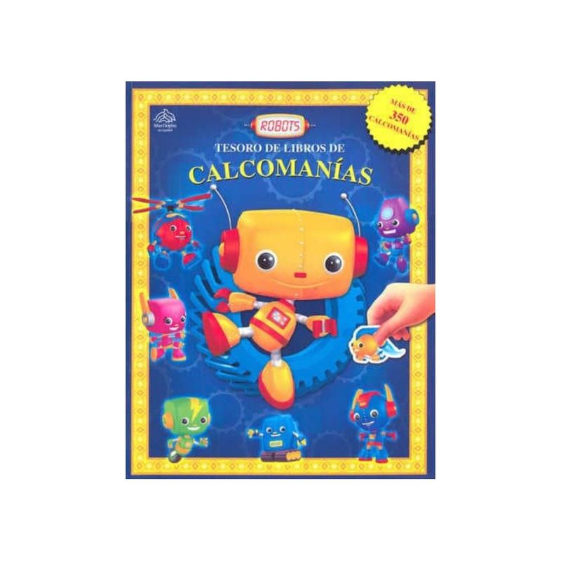SILVER DOLPHIN - Tesoro De Libros De Calcomanias: Robots - Disney
