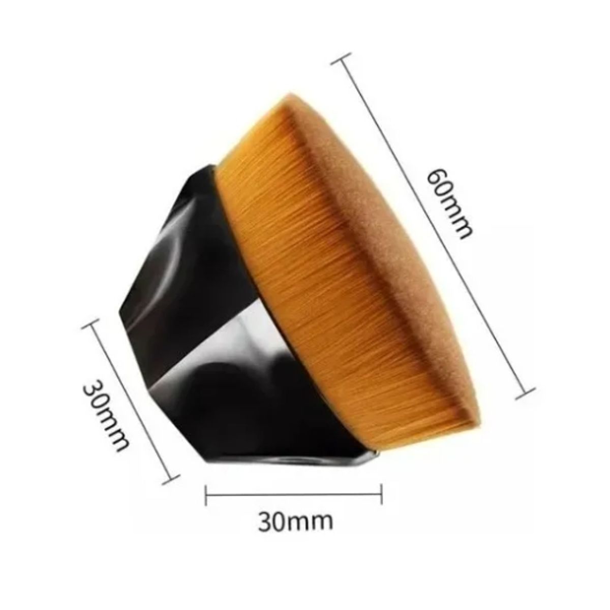 GENERICO - Brocha Cepillo Ovalada Para Aplicar Maquillaje  Base