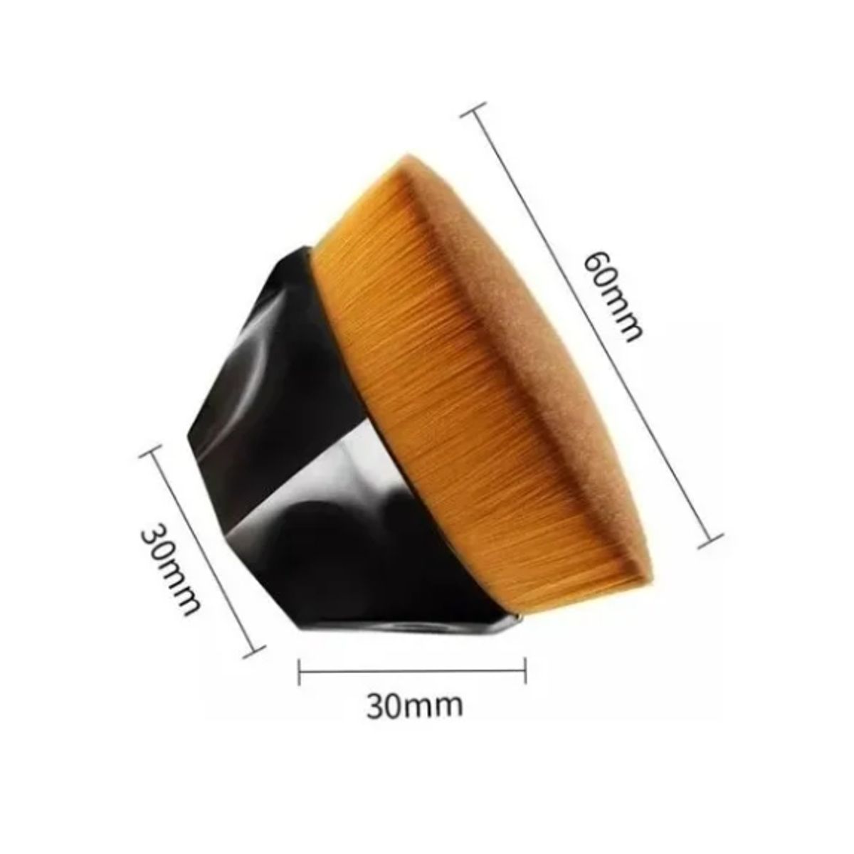 GENERICO - Brocha Cepillo Ovalada Para Aplicar Maquillaje  Base