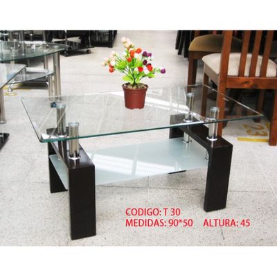 Imagen 2 del producto Mesa centro vidrio templado 90* 50 /T-30