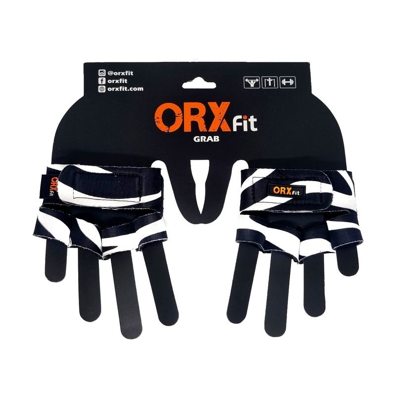 ORXFIT - Guantes Pesas Grabs - Cebra- ORXFIT - Mujer