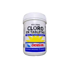 TRIPLE C - Cloro en tabletas para piscinas 1kg Triple acción
