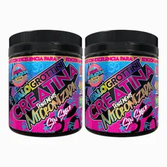 ITALO GROTTINI - 2 Creatinas Monohidrato Doblemente Micronizadas 80 SV c/u -Sin sabor