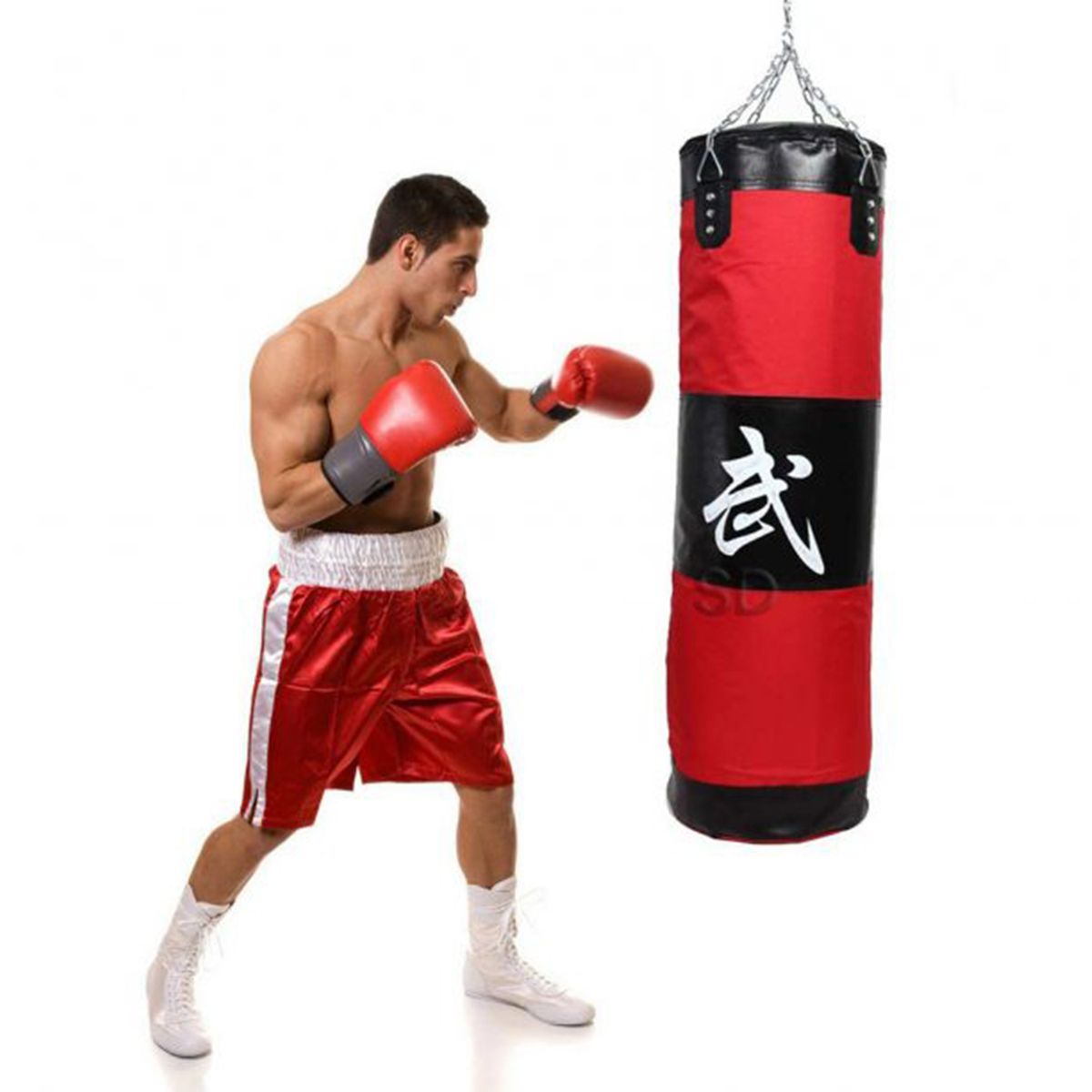SDFIT - Saco de boxeo punching bag lleno PU 120 cm x 25 kg