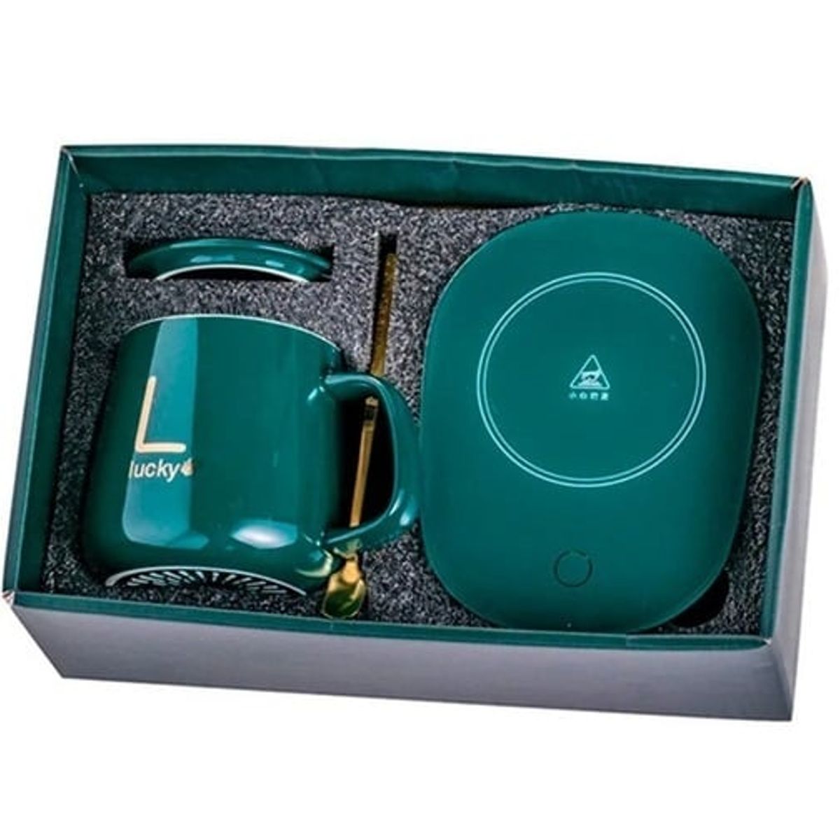 GENERICO - Taza Con Calentador Eléctrico  55°c Tazón Para Café Té Leche Verde.