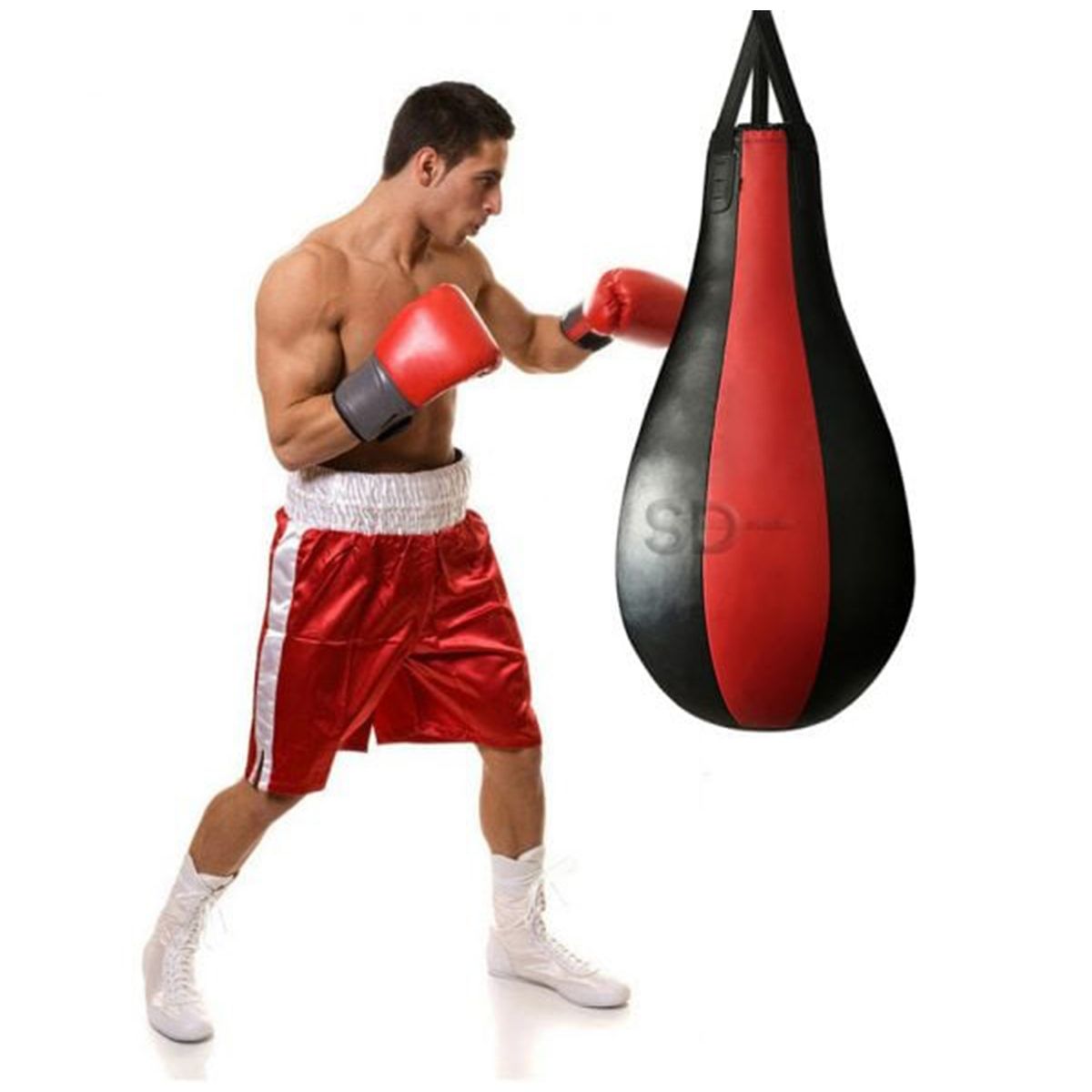 SDFIT - Saco de boxeo y artes marciales tip pera 110 x 55 cm x 40 kg