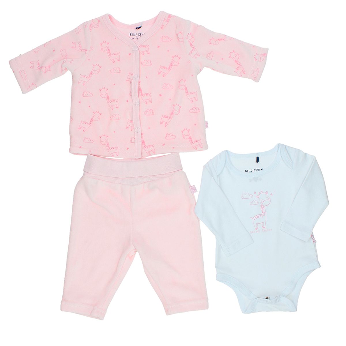 BUBBLE GUMMERS - CONJUNTO 3 PIEZAS NIÑA BUBBLEGUMMERS HEDGEHOG ROSADO