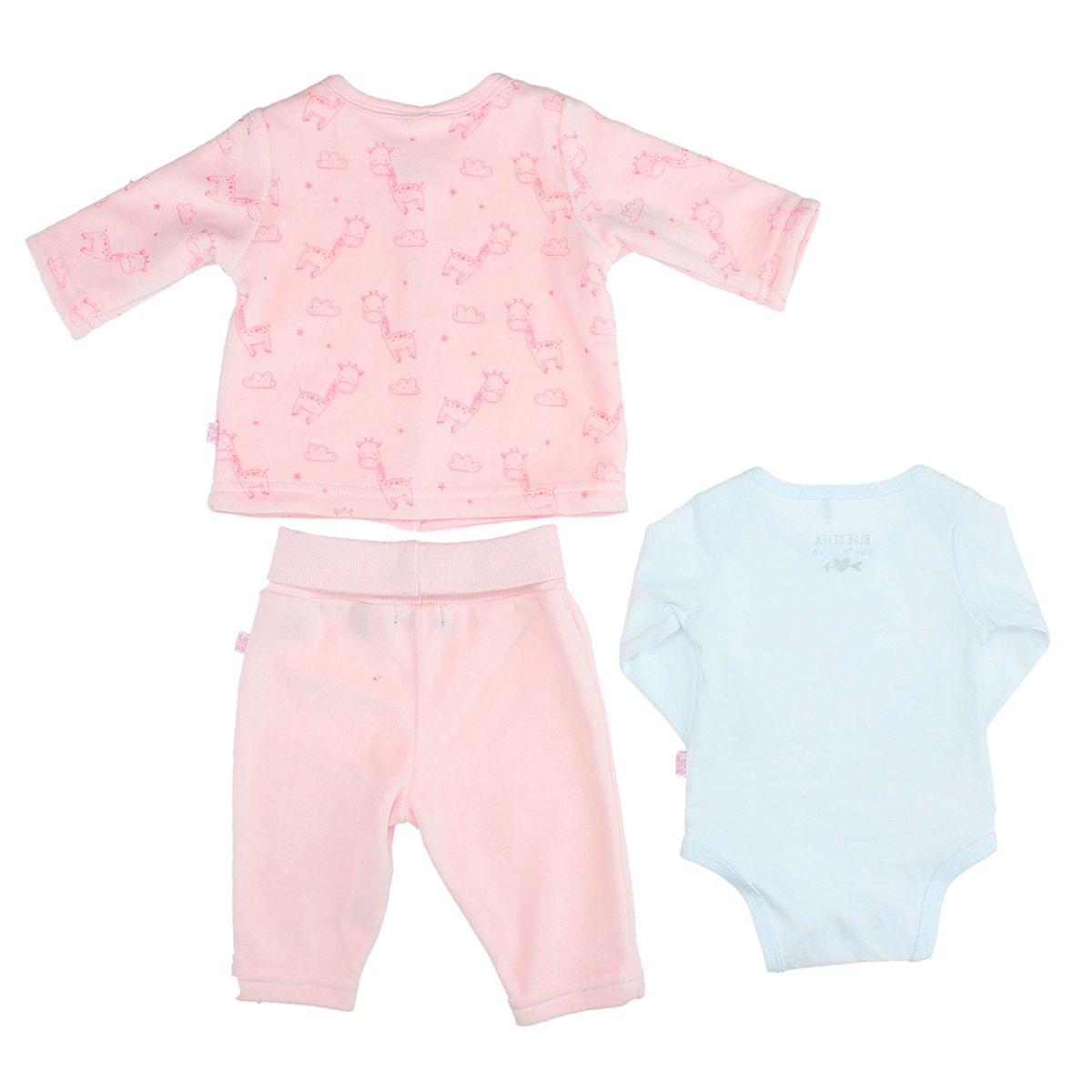 BUBBLE GUMMERS - CONJUNTO 3 PIEZAS NIÑA BUBBLEGUMMERS HEDGEHOG ROSADO