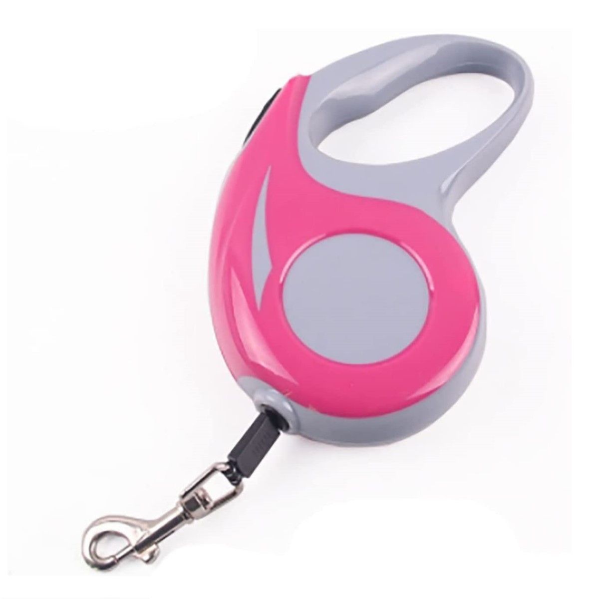 MUNDO ONLINE - Correa Mascota Retractil Automatica 5 mts Perro Gato Rosado