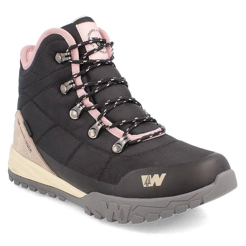 WEINBRENNER - BOTA MUJER WEINBRENNER BEAGLE MID NEGRO - BEIGE