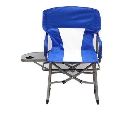 Imagen 2 del producto Silla Plegable Camping Pesca Con Portavaso Y Mesa Azul