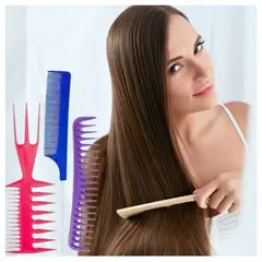 GENERICO - SET DE 3 PEINES PARA EL CABELLO