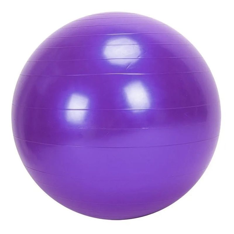 GENERICO - Balon Yoga Pilates Fitball Overball 95 cm- Lila
