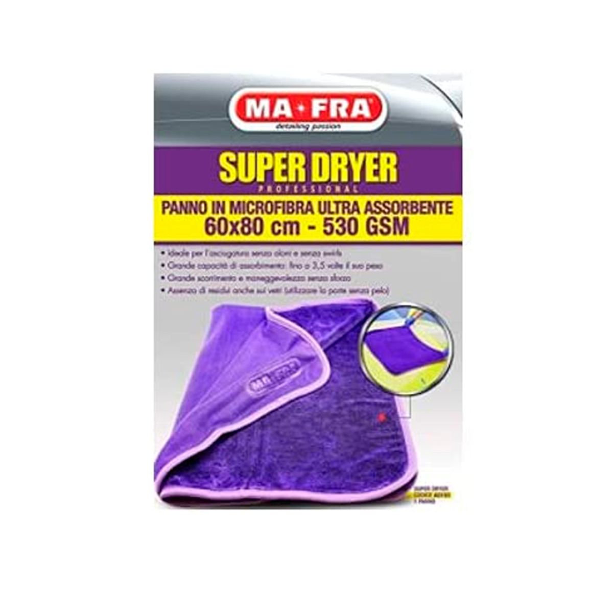 MAFRA - Toalla Secado Auto Microfibra Super Absorvente