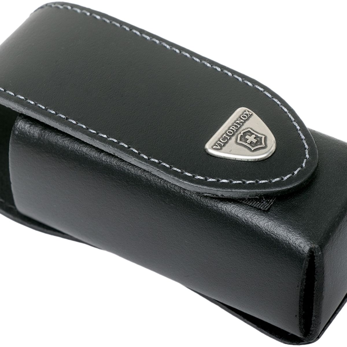 VICTORINOX - Estuche de cuero negro SwissTool Plus para cinturón