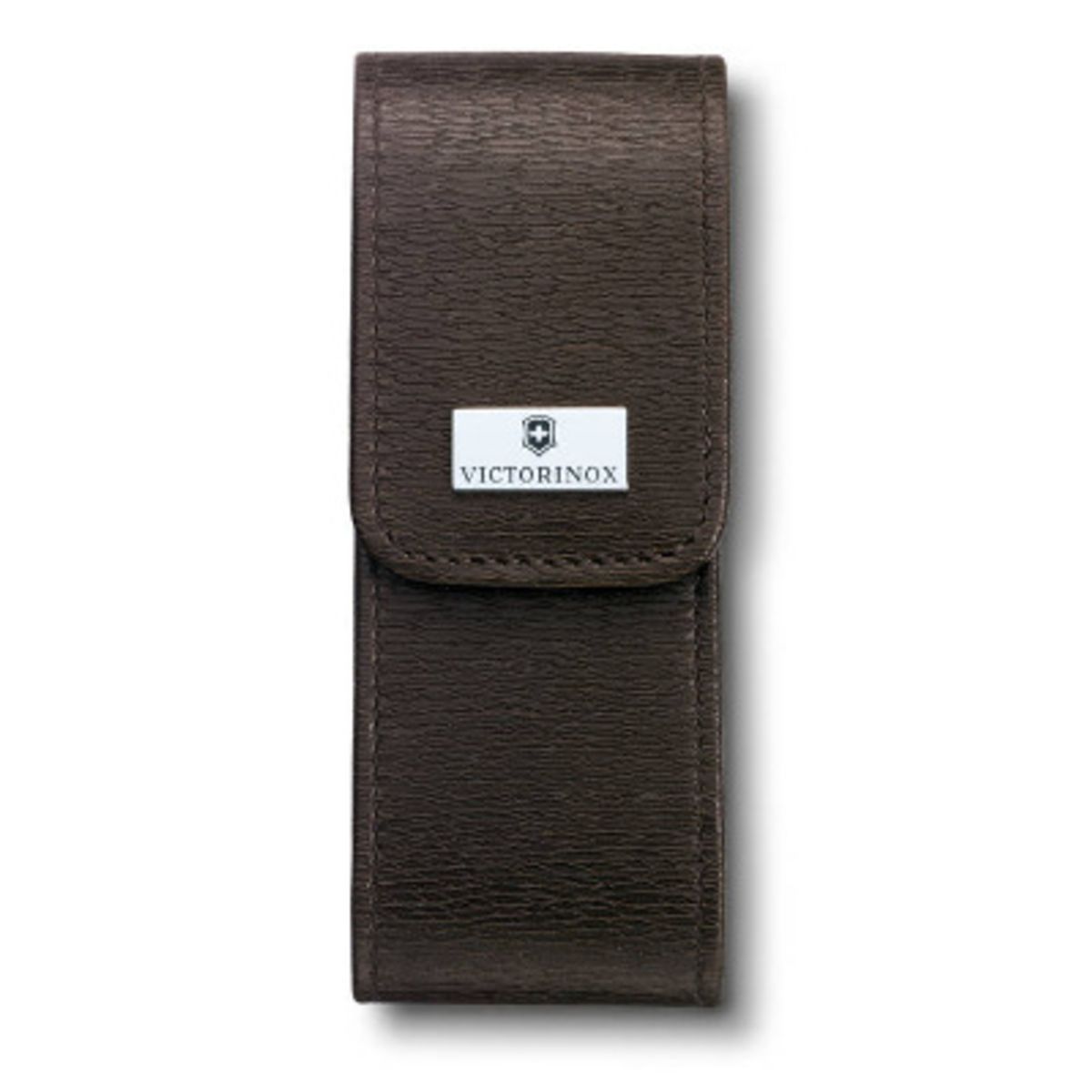 VICTORINOX - Estuche de cuero café para cinturón, 111 mm,