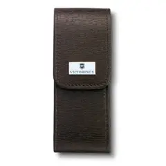 VICTORINOX - Estuche de cuero café para cinturón, 111 mm,