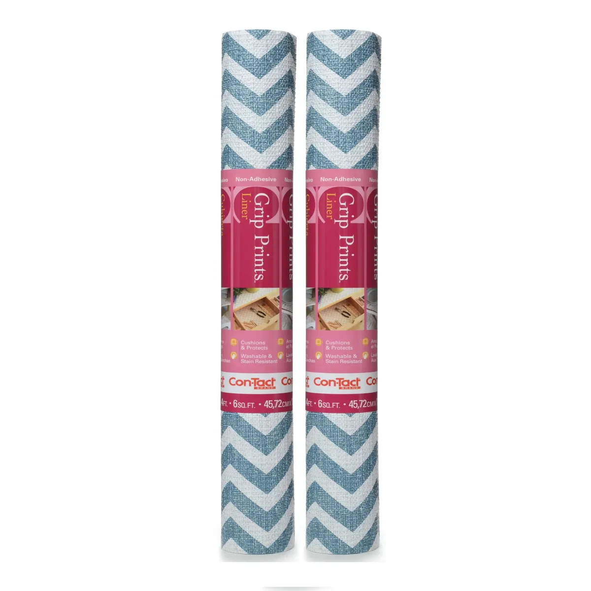 CONTACT - Pack 2 Rollos Vinilo Antides Chevron 45x122cm 04F-C7H7P