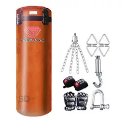 SDFIT - Saco Boxeo Solid 16mt Guantesvendascadena y mosquetón