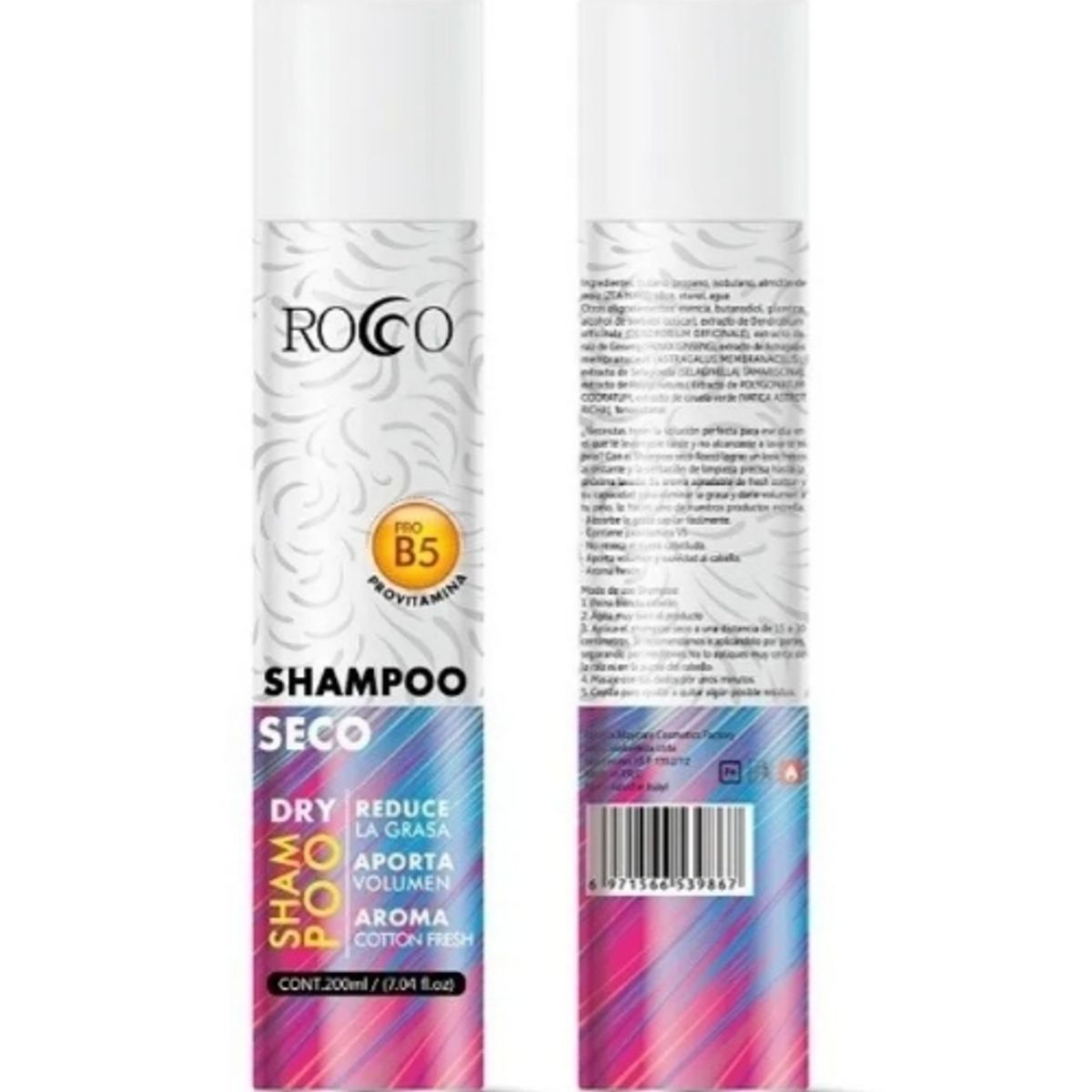 ROCCO - Rocco Shampoo En Seco 200ml Aroma Cotton Fresh