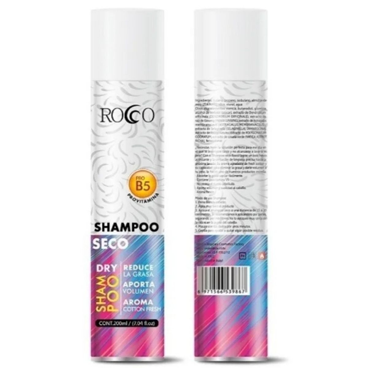 ROCCO - Rocco Shampoo En Seco 200ml Aroma Cotton Fresh