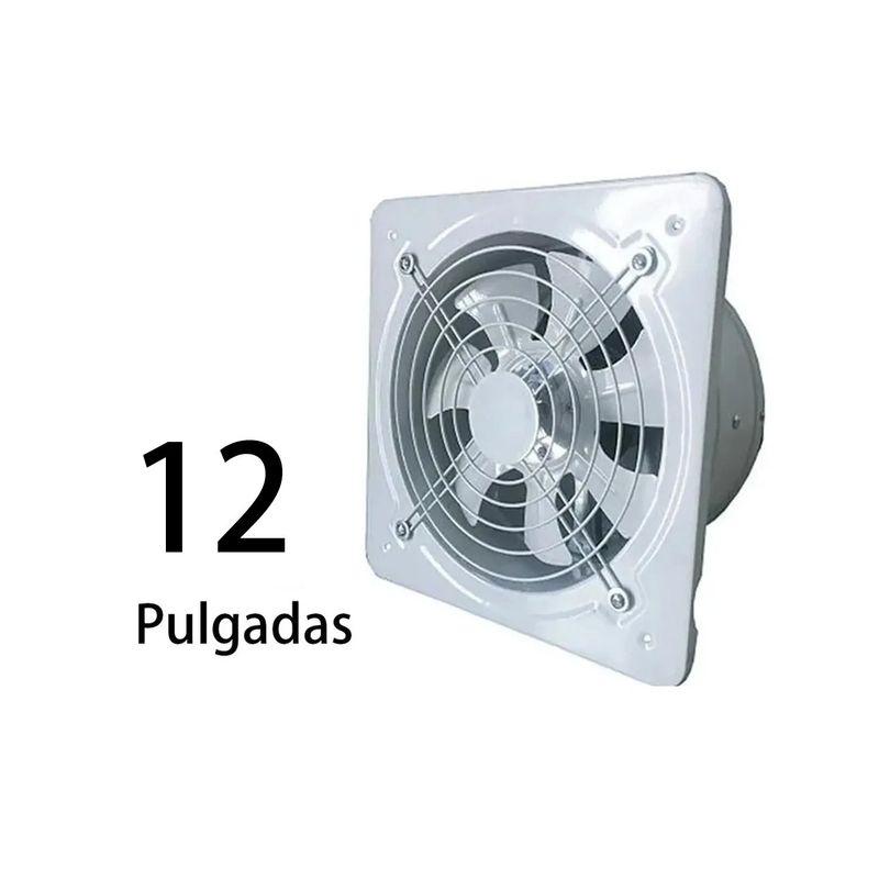 GENERICO - Extractor De Aire Industrial 12 Pulgadas 300mm 120w