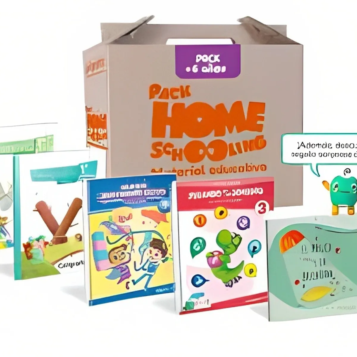 TOP10BOOKS - TEXTO Pack Homeschooling 1 Básico - Editorial Caligrafix