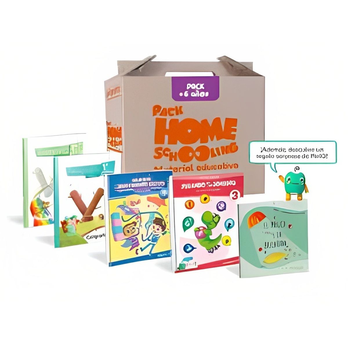 TOP10BOOKS - TEXTO Pack Homeschooling 1 Básico - Editorial Caligrafix
