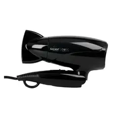 GAMA - Secador De Pelo Mini Eolic Ion Ceramic Plegable 1600w Negro