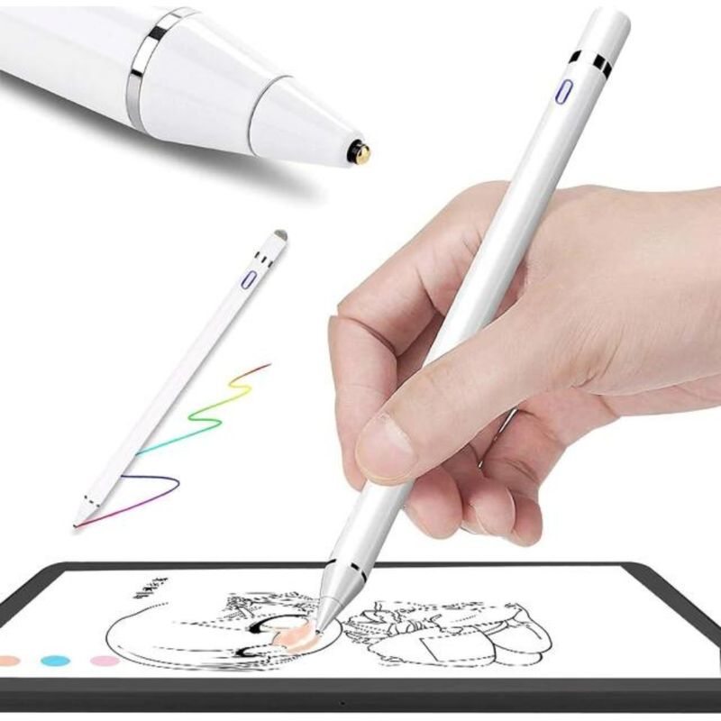 GENERICO - Lapiz Tactil Stylus Pencil para Tablet Blanco