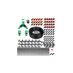 GENERICO - Kit De Riego Sistema Automático Goteo 40m 158pcs