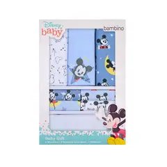 BAMBINO - Set 12 Piezas Baby Gift Mickey Moon And Stars Azul