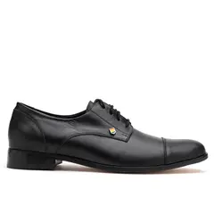 ACHA - Zapato Cuero Ciprés Negro