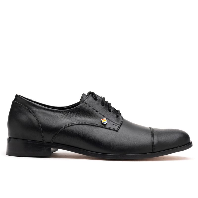 ACHA - Zapato Cuero Ciprés Negro Acha