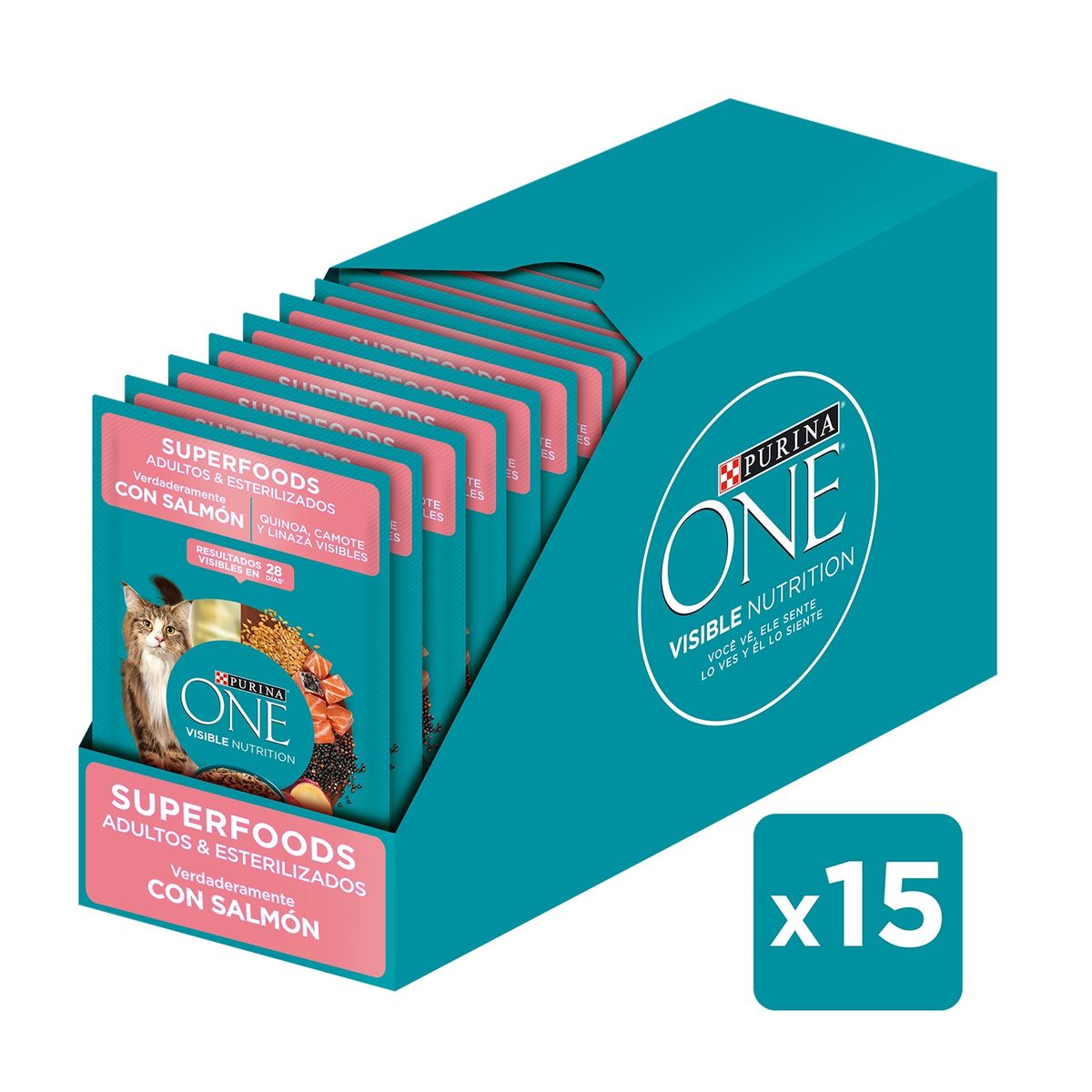 PURINA ONE - Pack Gato PURINA ONE® Adultos Esterilizados Superfoods