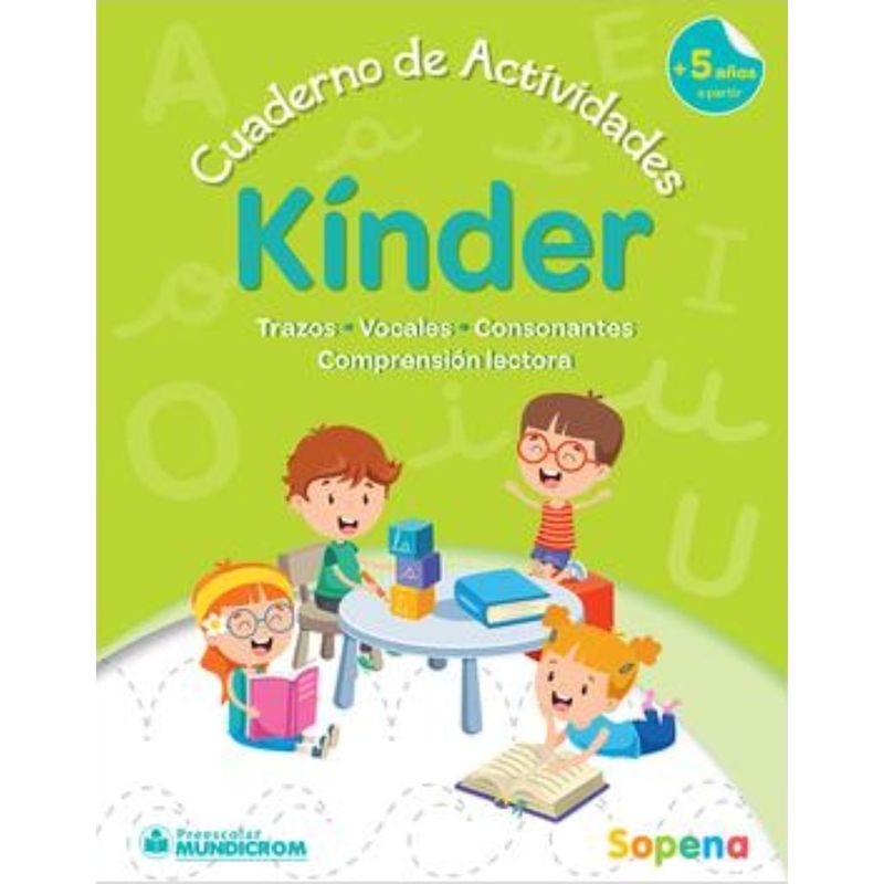 TOP10BOOKS - CUADERNOS DE ACTIVIDADES KINDER 5 ANOS. Editorial: Sopena
