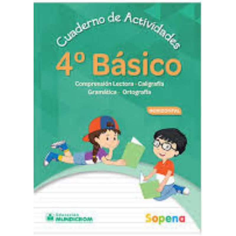 TOP10BOOKS - CUADERNO DE ACTIVIDADES4 BÁSICO HORIZONTAL. Editorial: Sopena