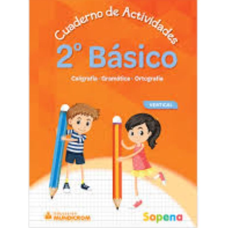 TOP10BOOKS - CUADERNO DE ACTIVIDADES 2 BÁSICO VERTICAL. Editorial: Sopena