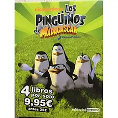 EVEREST - Pack 4 Libros Pinguinos De Madagascar