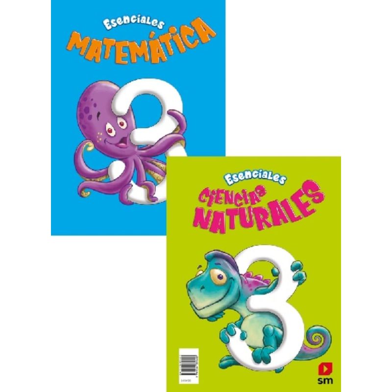TOP10BOOKS - ESENCIALES- MATEMATICA - CIENCIAS 3 BÁSICO. Editorial: Ediciones SM
