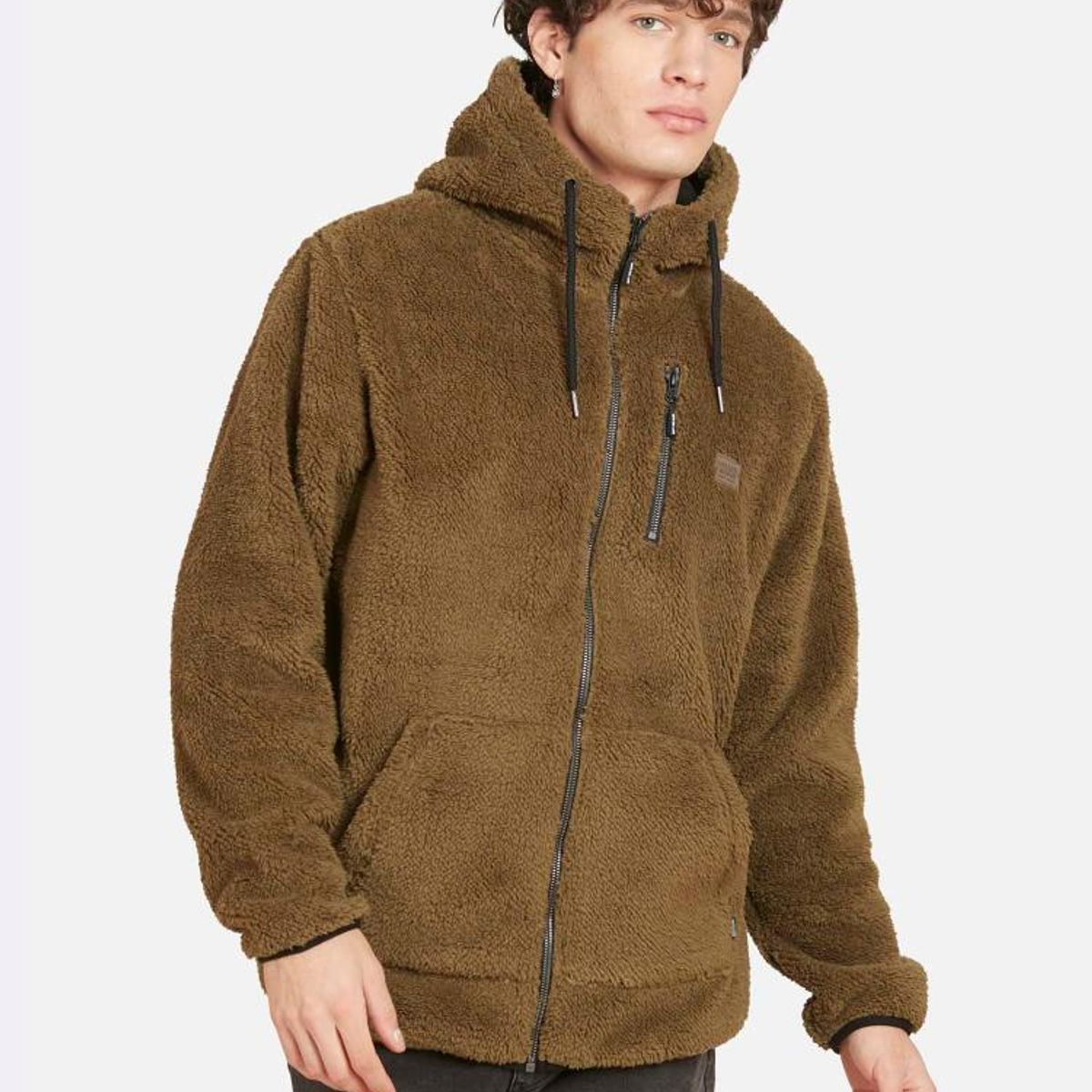 MAUI AND SONS - Poleron SOFT COATS Hombre Verde Maui and Sons